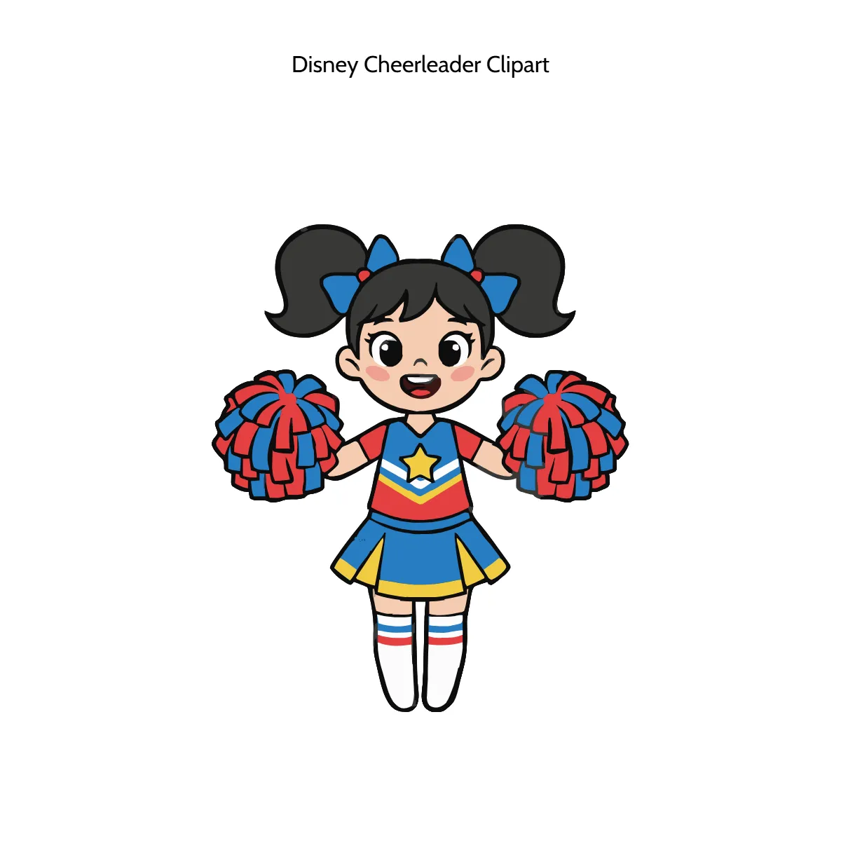 Free Disney Cheerleader Clipart Template to Edit Online Free Disney Cheerleader Clipart Template to Edit Online