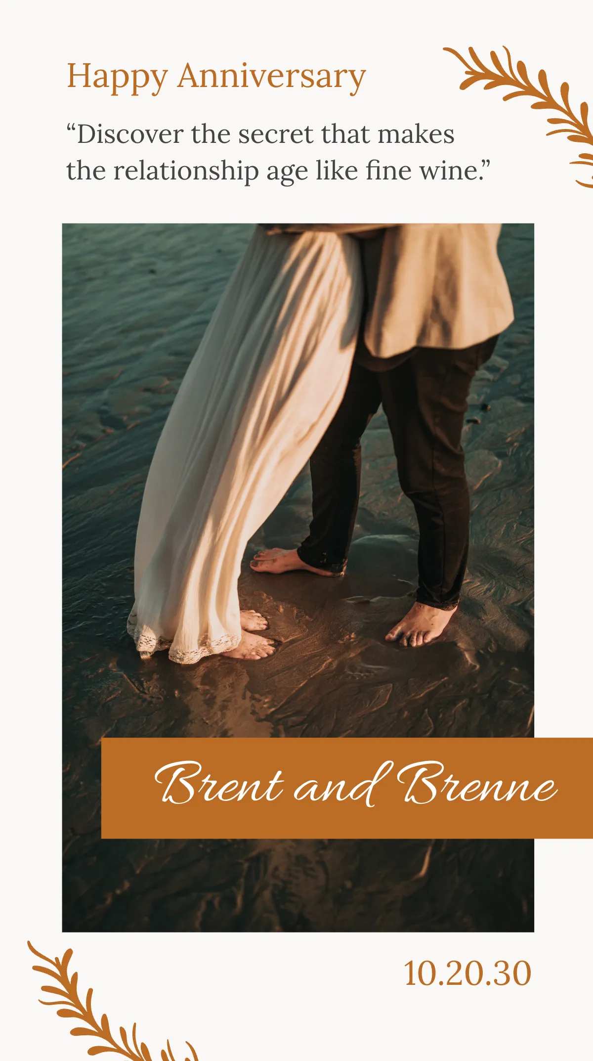 Free Wedding Anniversary Instagram Story Template to Edit Online