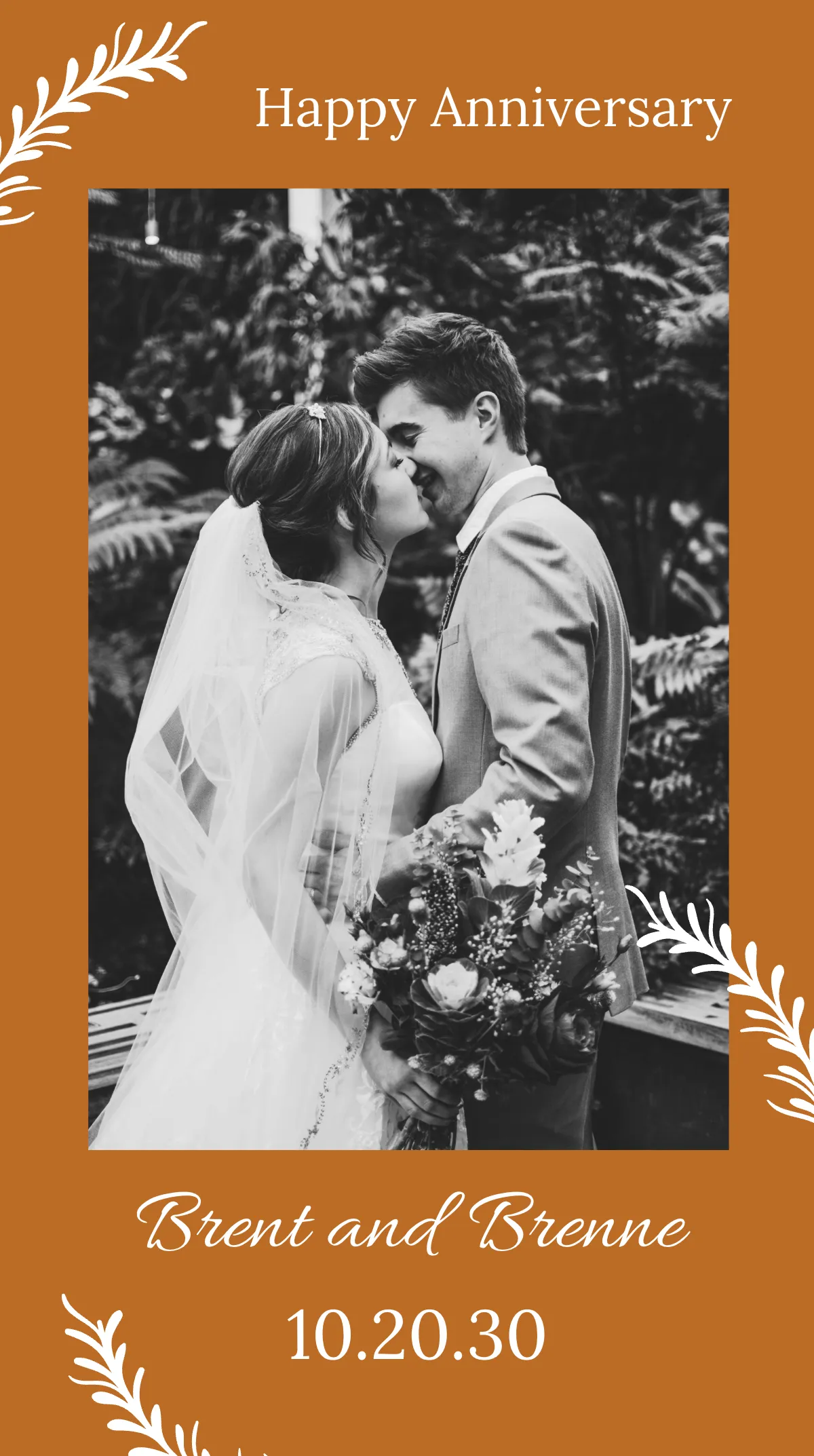 Free Wedding Anniversary Instagram Story Template to Edit Online