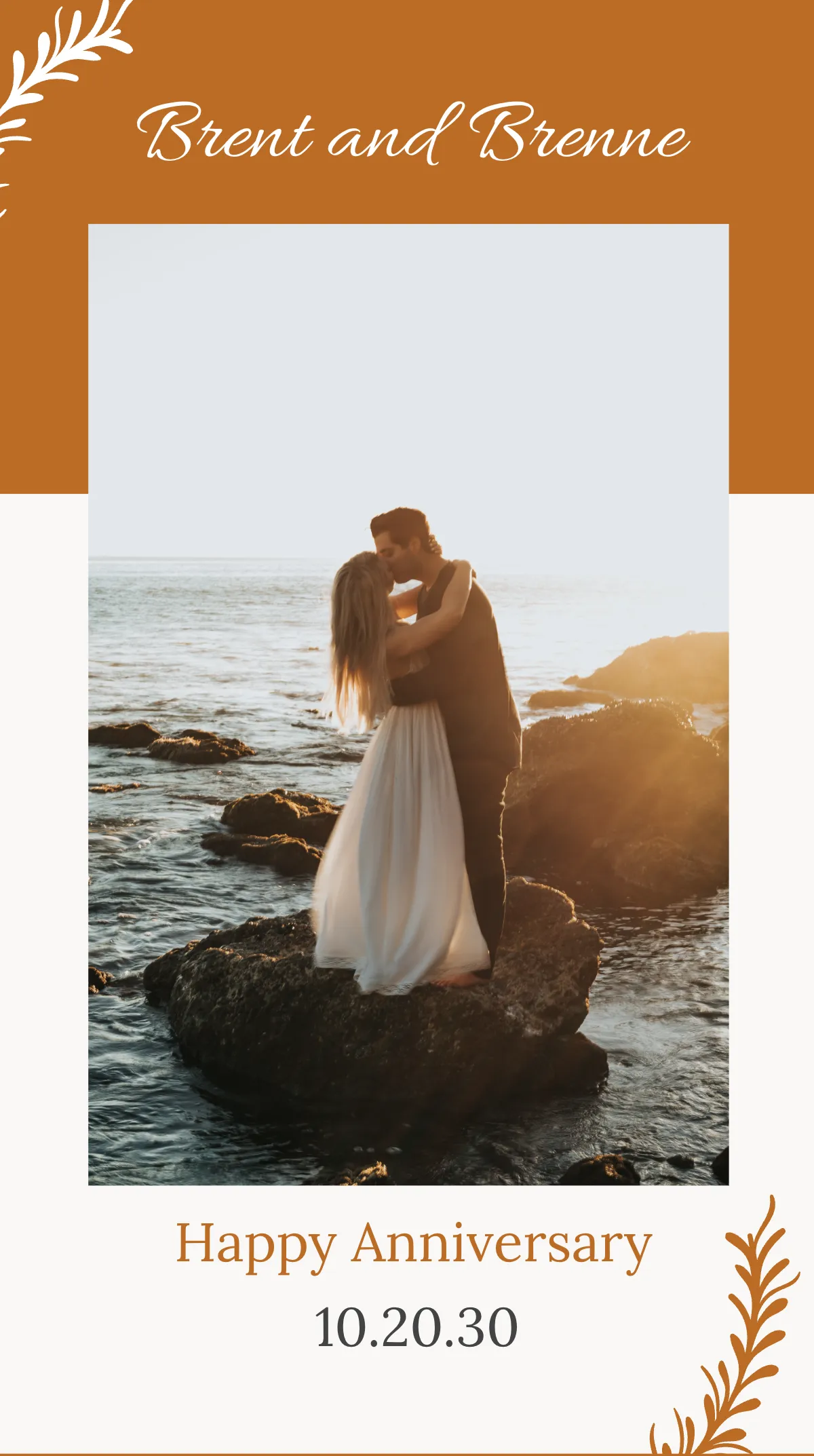 Free Wedding Anniversary Instagram Story Template to Edit Online