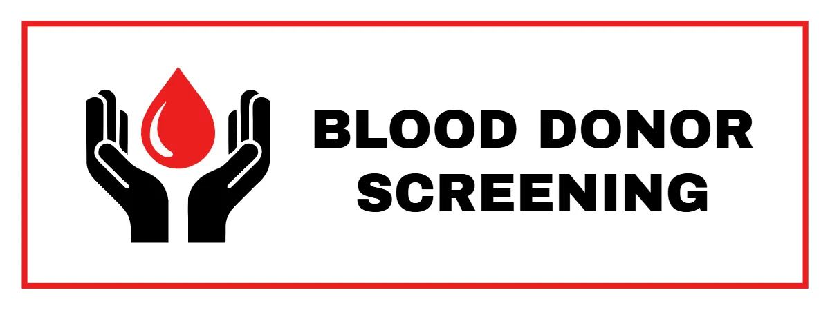 Free Donor Screening Medical Sign Template to Edit Online