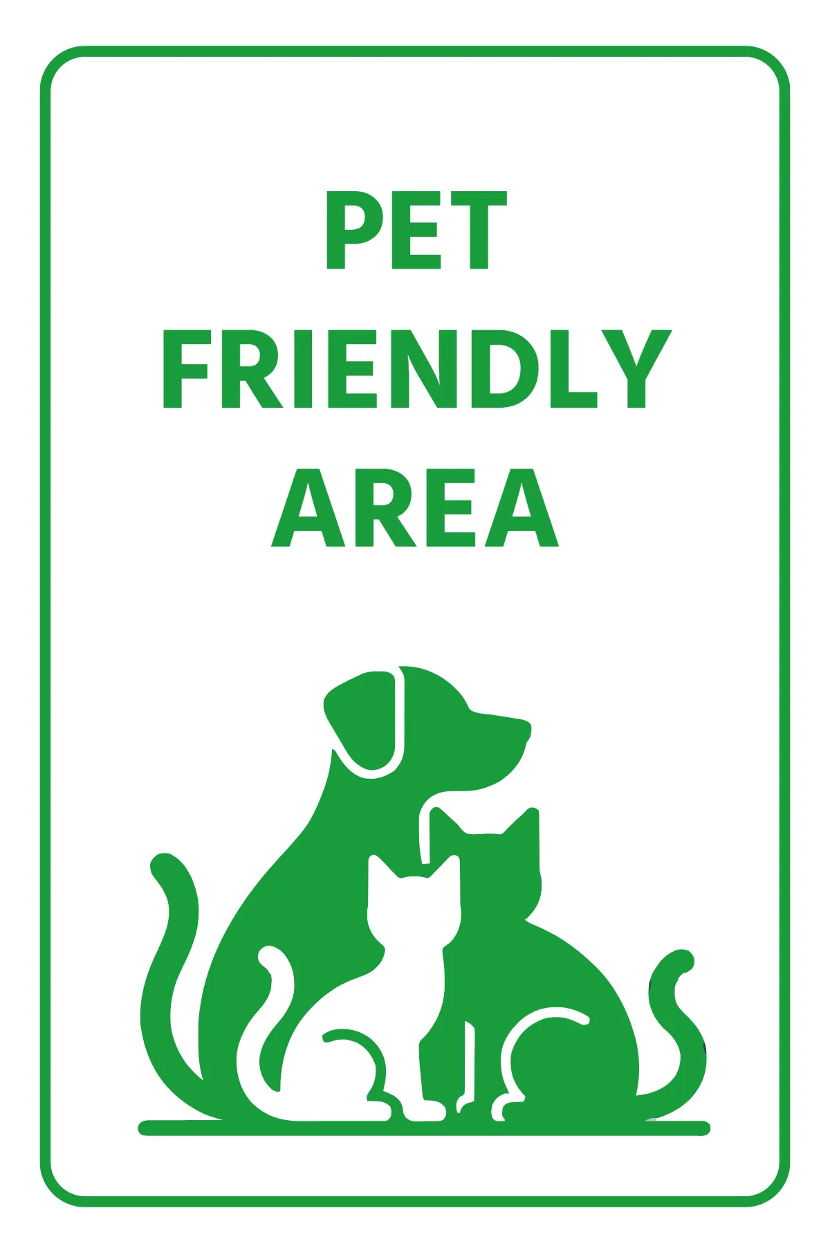Free Pet-Friendly Area Resort Sign Template to Edit Online
