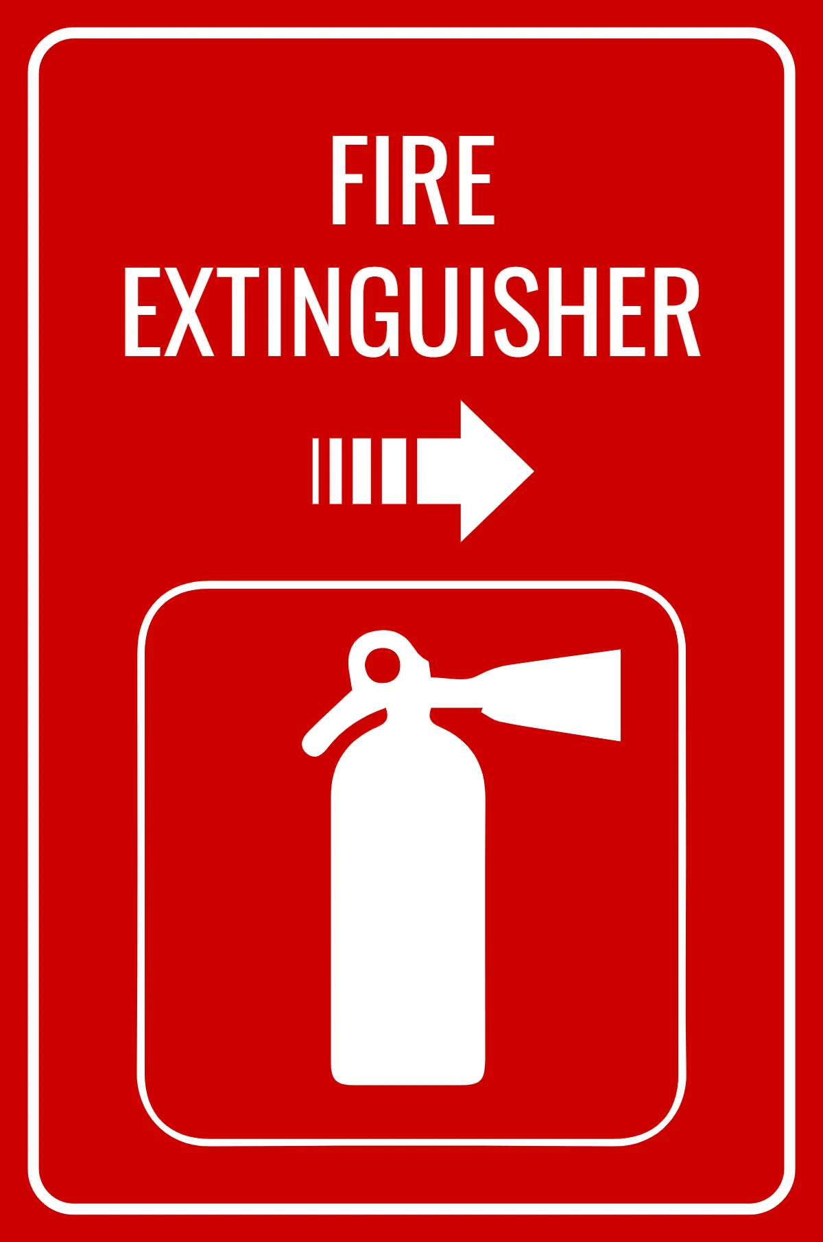 Free Fire Extinguisher Gym & Fitness Sign Template to Edit Online