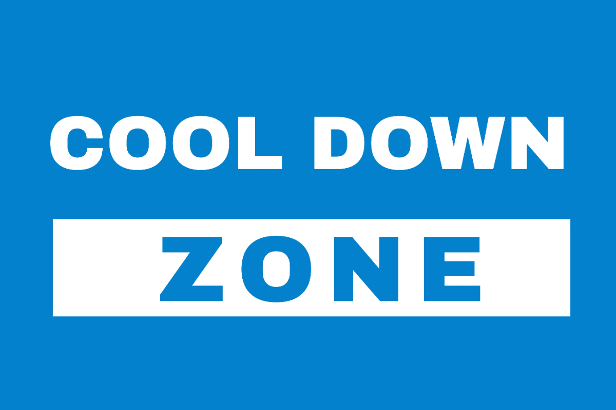 Free Cool Down Zone Gym and Fitness Sign Template to Edit Online