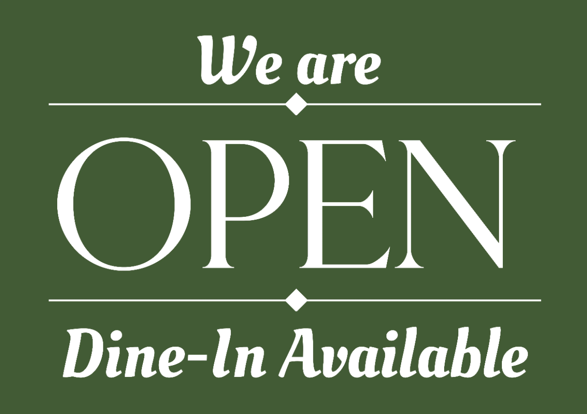 Open Sign Restaurant Sign Template