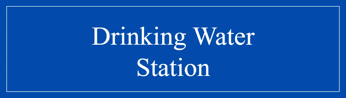 Drinking Water Gym & Fitness Sign Template