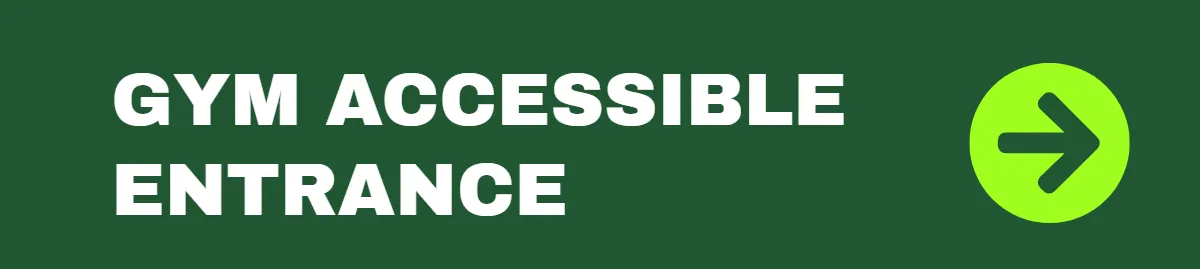 Accessible Entrance Gym & Fitness Sign Template