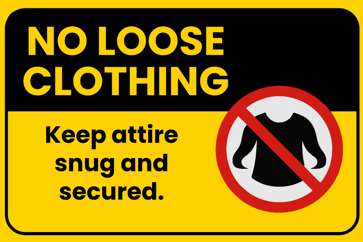Free No Loose Clothing Factory Sign Template to Edit Online