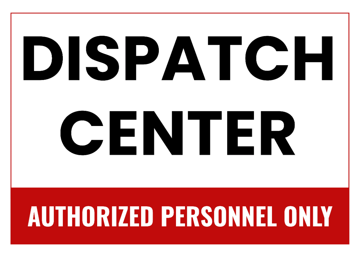 Free Dispatch Center Logistics Sign Template to Edit Online