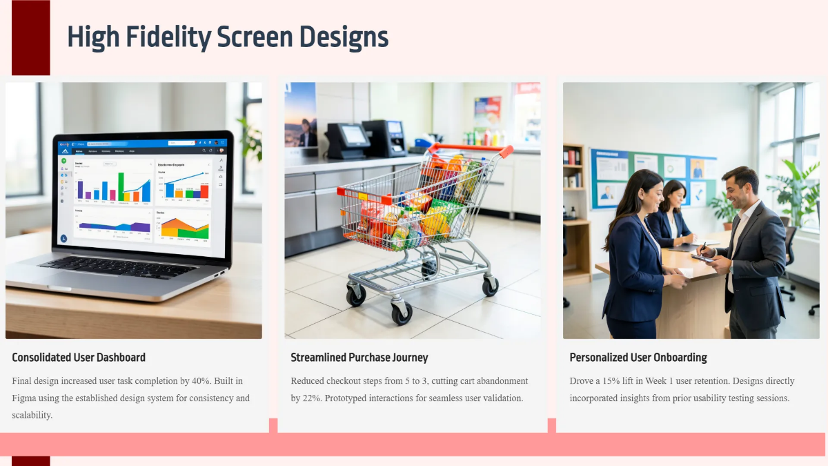 Free UX/UI Case Study Portfolio Presentation Template to Edit Online