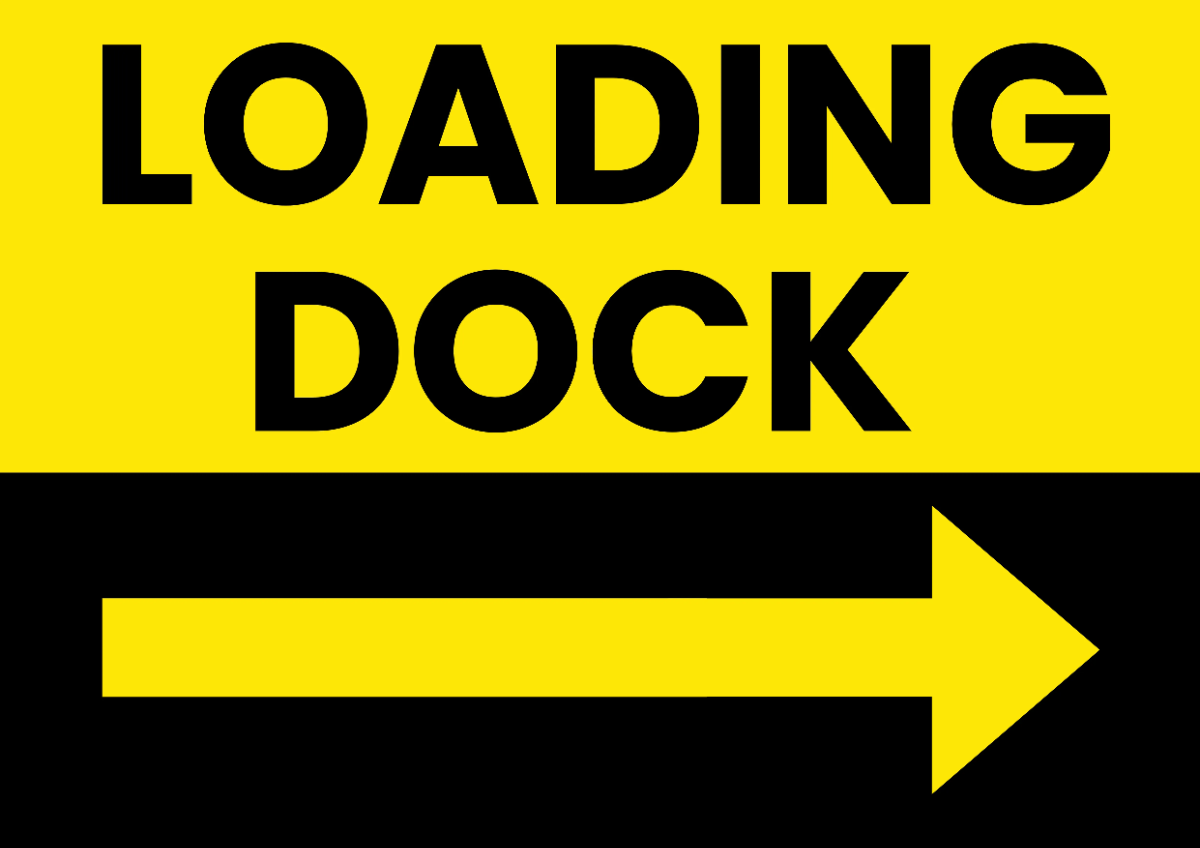Free Loading Dock Logistics Sign Templateloading-dock-logistics-sign to Edit Online