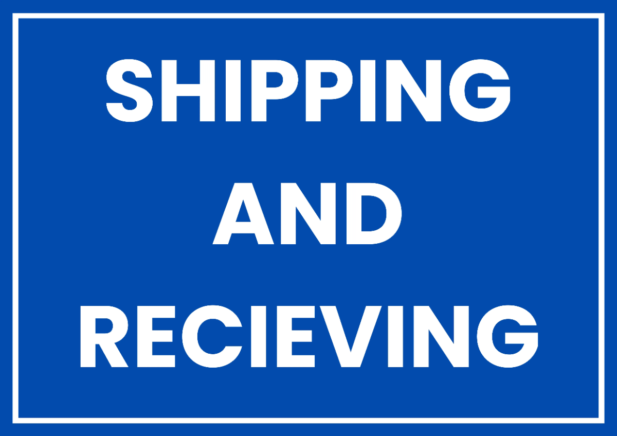 Free Receiving Logistics And Transportation Sign Template to Edit Online