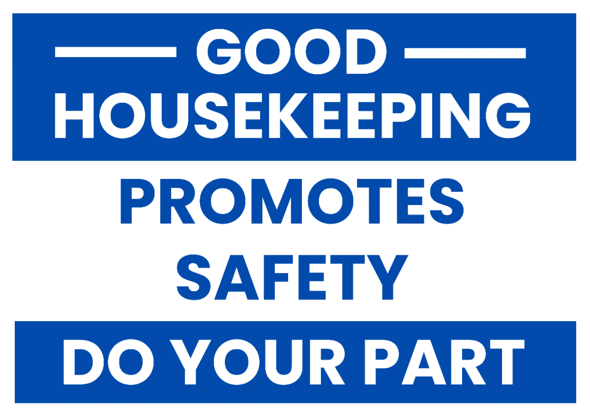 Free Housekeeping Cleaning Sign Template to Edit Online