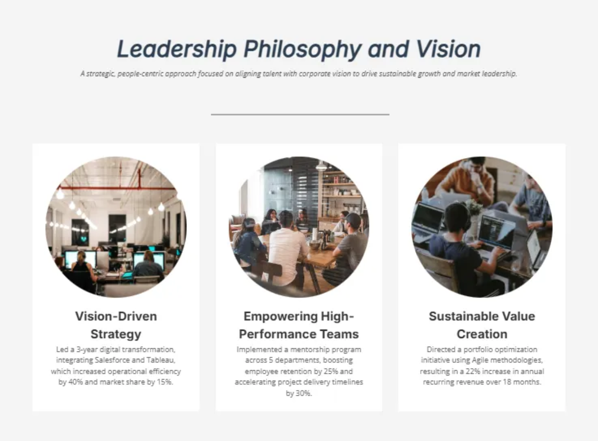 Free Formal and Professional Portfolio Template to Edit Online