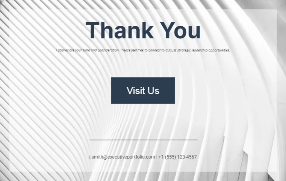 Free Formal and Professional Portfolio Template to Edit Online