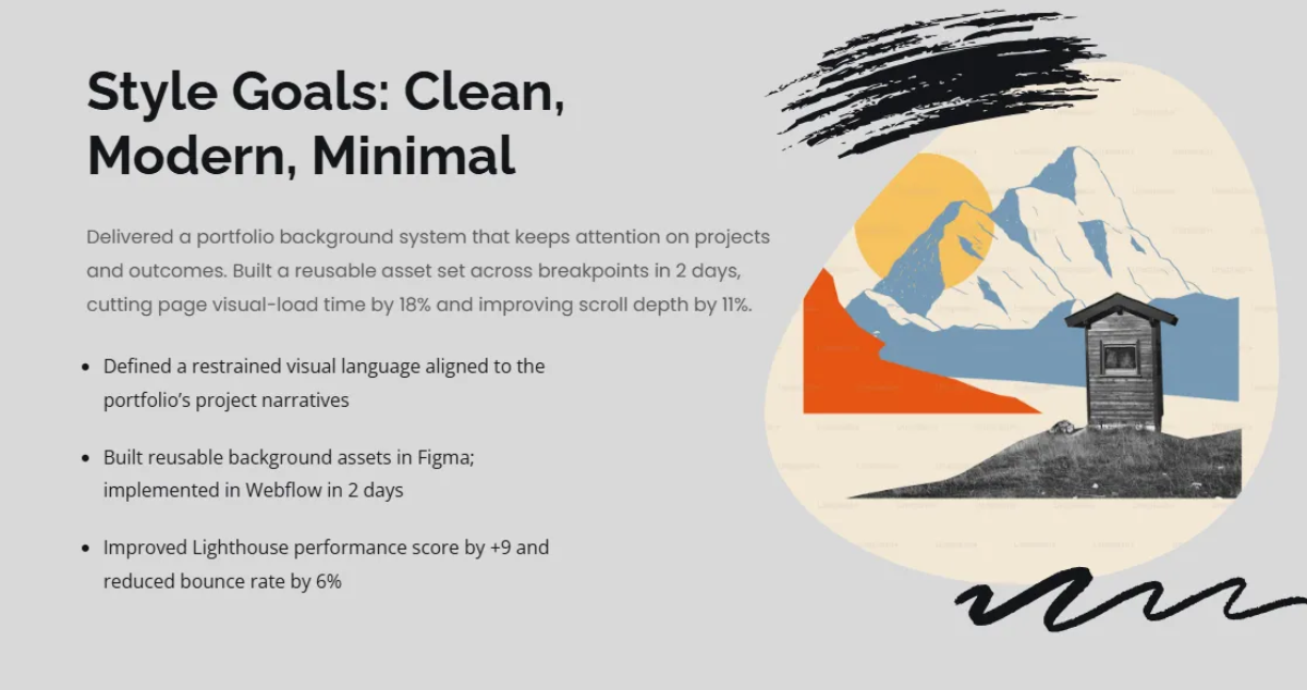 Free Abstract Background Portfolio Template to Edit Online