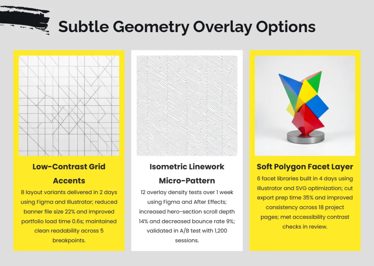 Free Abstract Background Portfolio Template to Edit Online