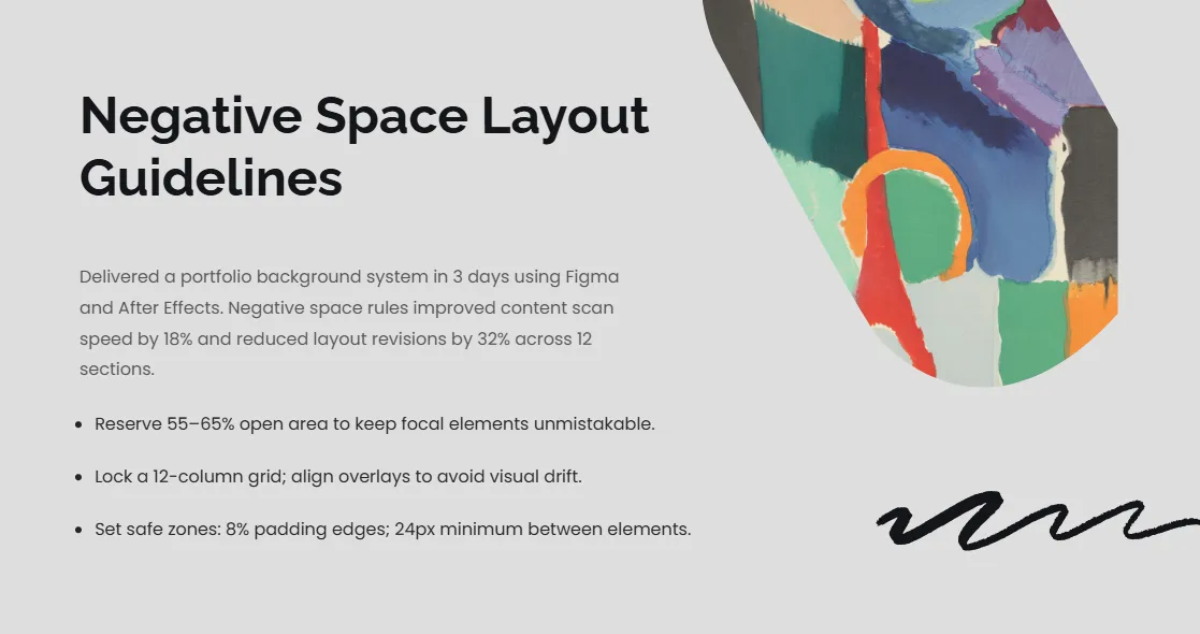 Free Abstract Background Portfolio Template to Edit Online