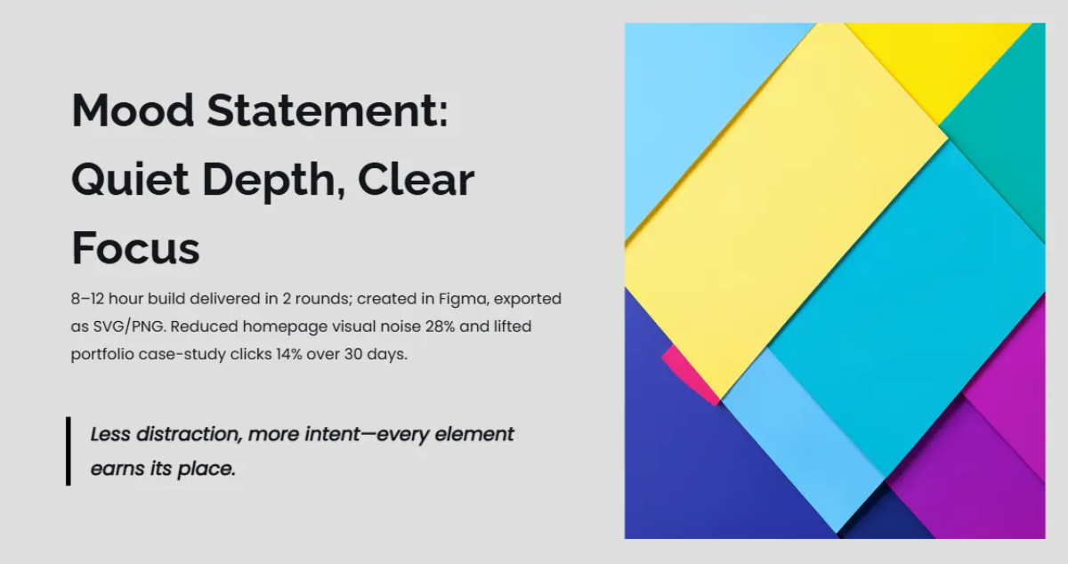 Free Abstract Background Portfolio Template to Edit Online