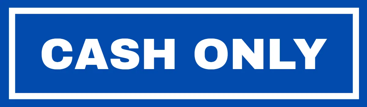 Free Cash Only Restaurant Sign Template to Edit Online