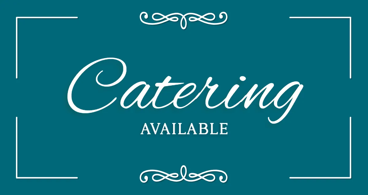 Free Catering Available Restaurant Sign Template to Edit Online