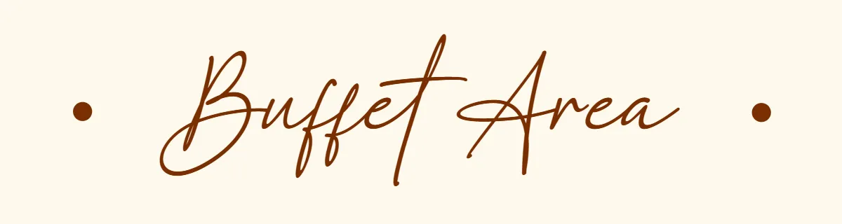 Free Buffet Area Restaurant Sign Template to Edit Online