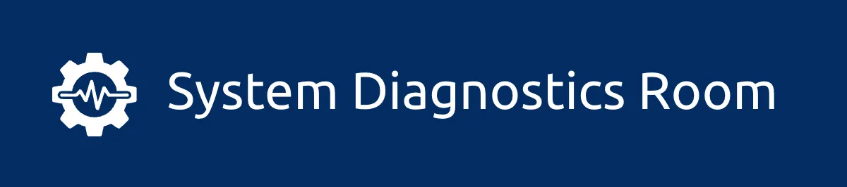 Free System Diagnostics Room IT Sign Template to Edit Online