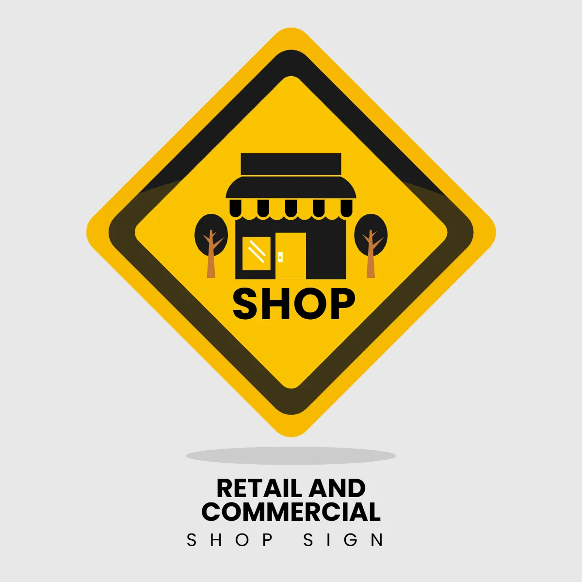 Free Retail And Commercial Shop Sign Clip Art Template to Edit Online Free Retail And Commercial Shop Sign Clip Art Template to Edit Online