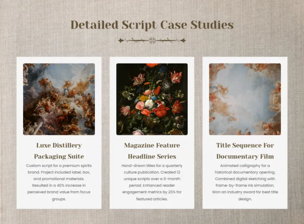 Free Lettering Portfolio Template to Edit Online