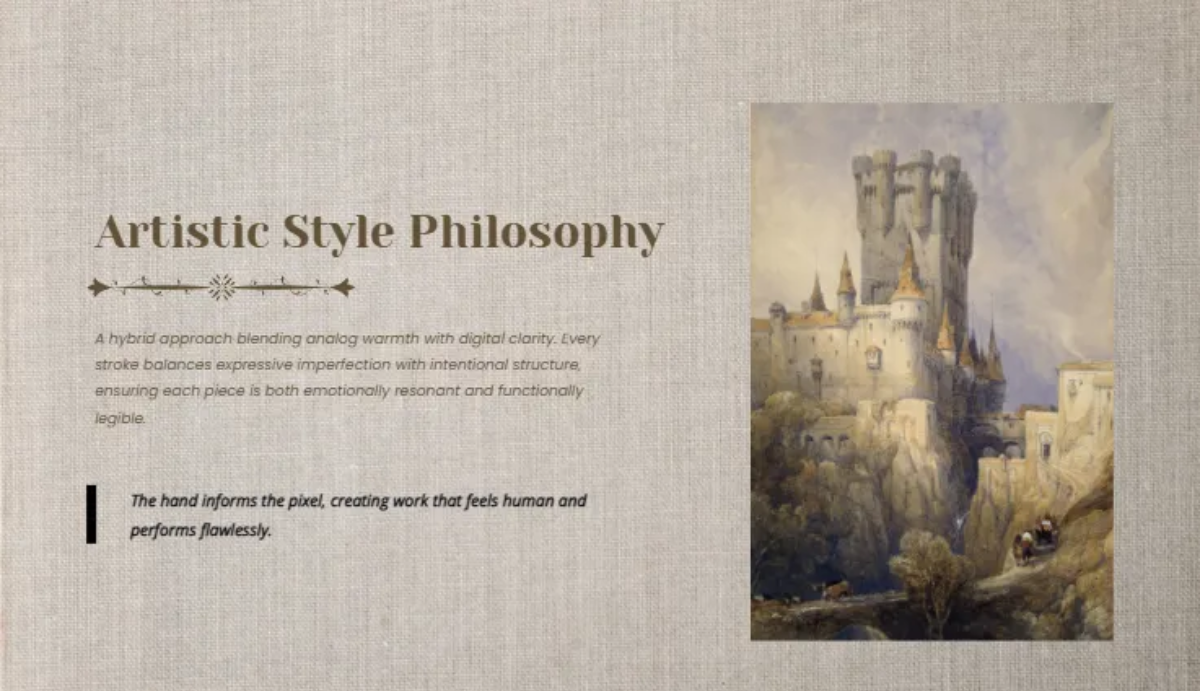 Free Lettering Portfolio Template to Edit Online