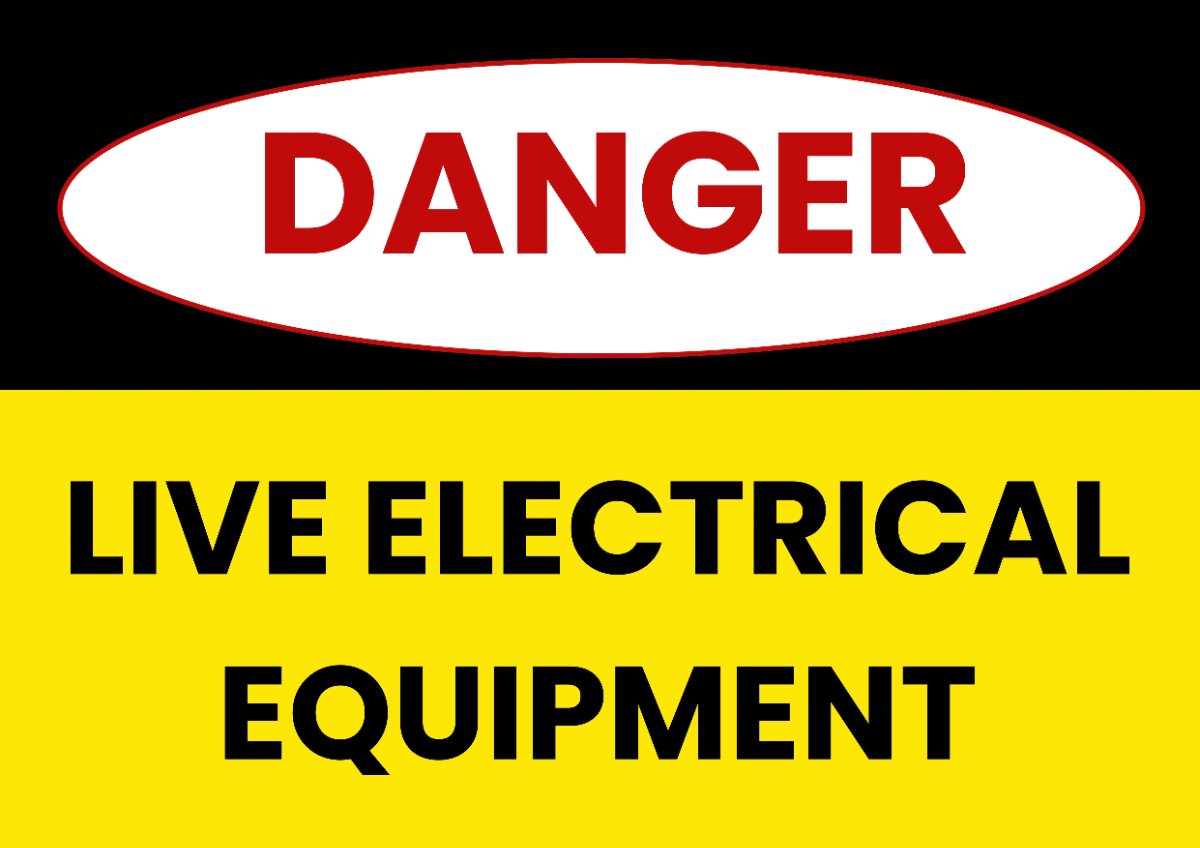 Free Live Equipment Power Plant Sign Template to Edit Online