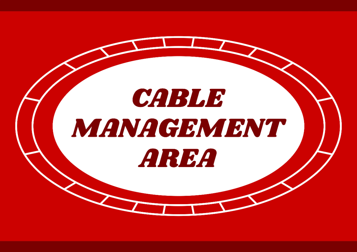 Free Cable Management Area IT Sign Template to Edit Online