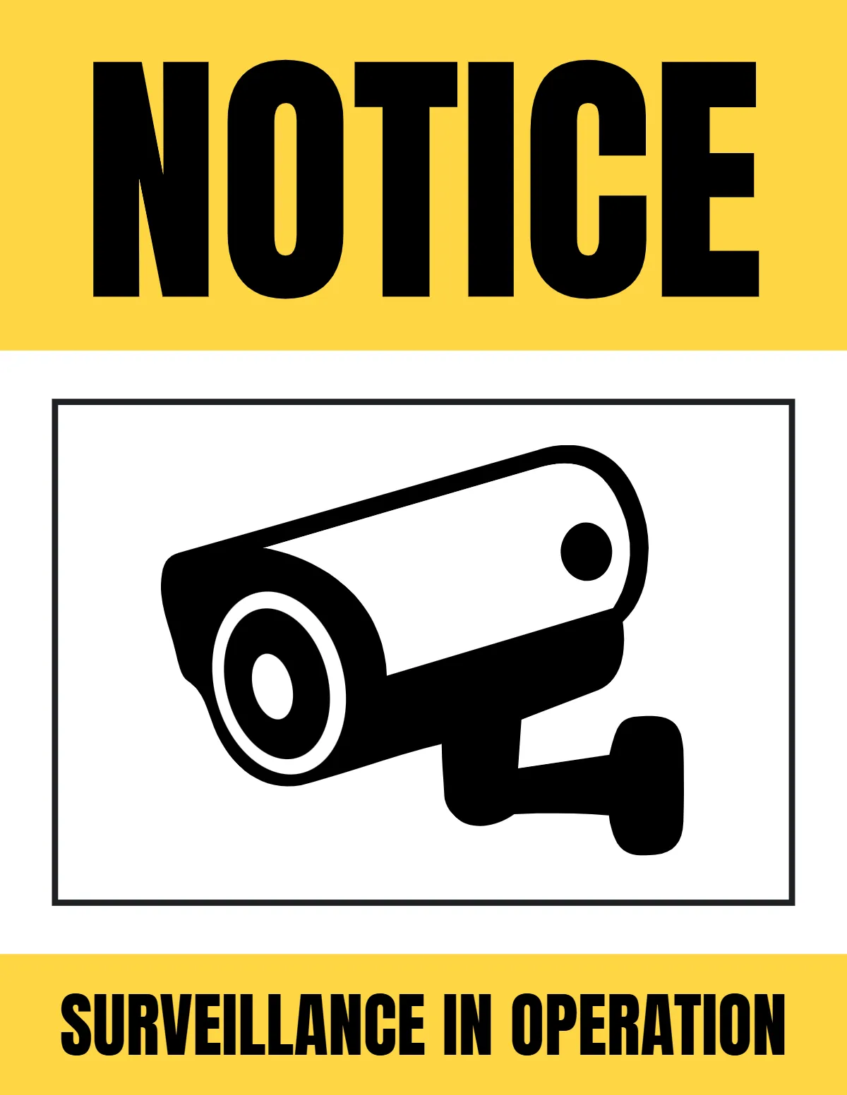 Free Surveillance in Operation IT Sign Template to Edit Online