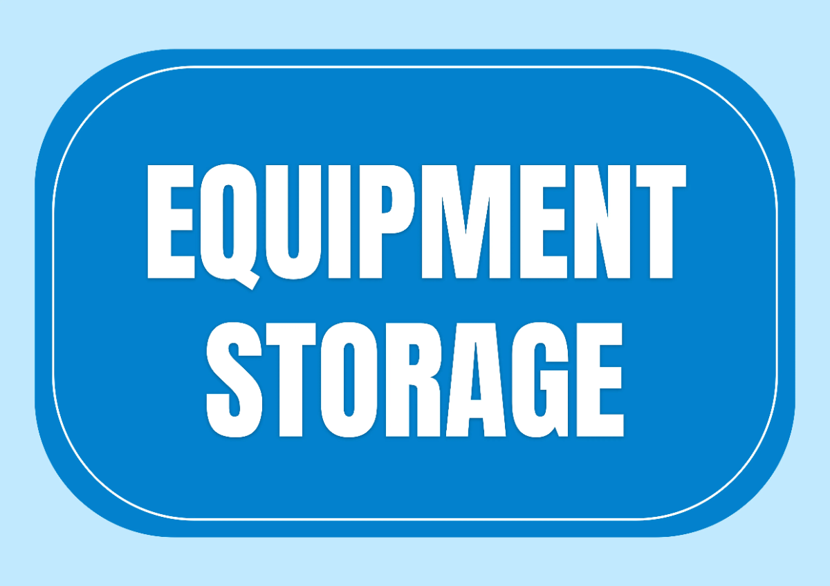 Free Equipment Storage IT Sign Template to Edit Online