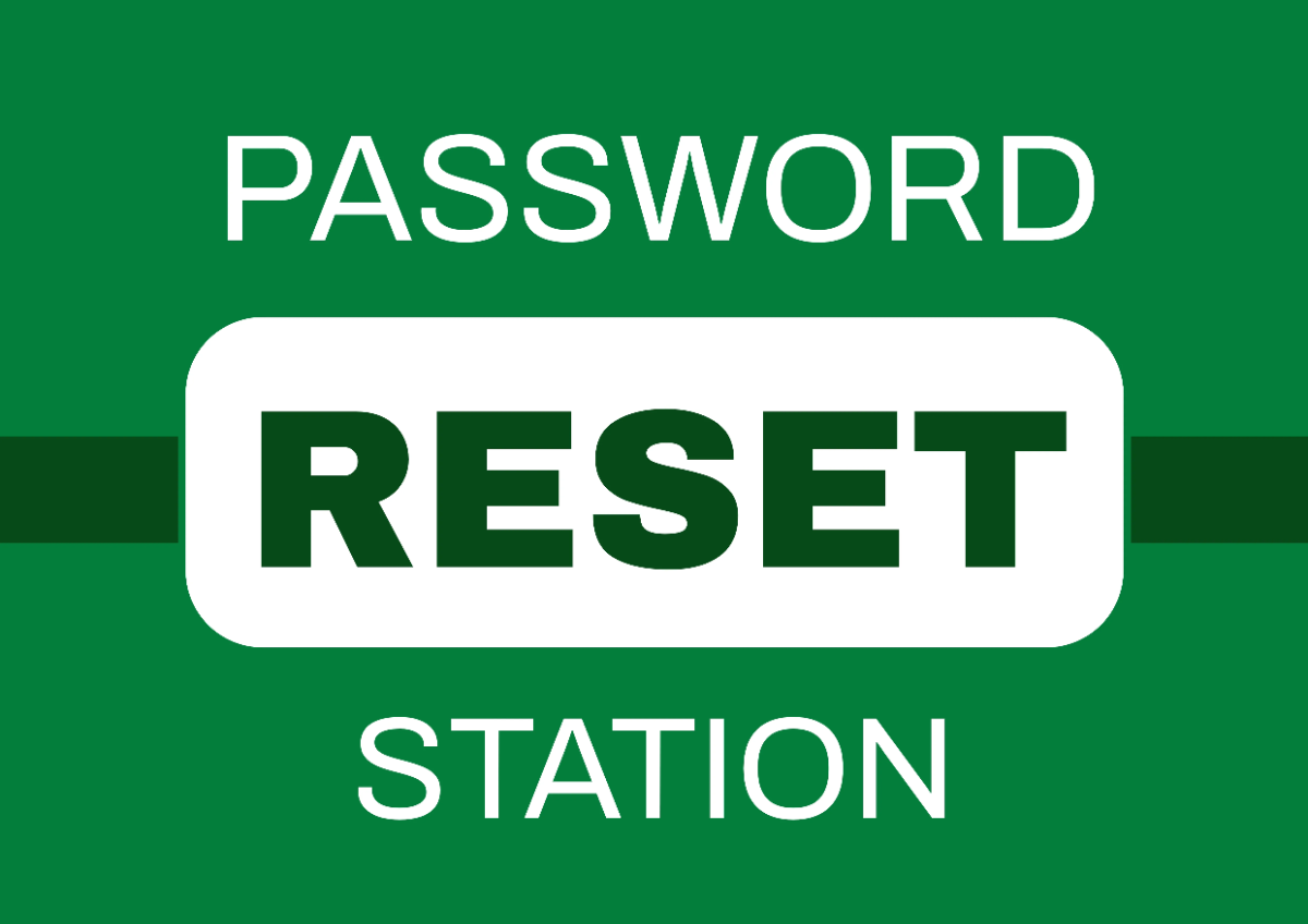 Free Password Reset Station IT Sign Template to Edit Online