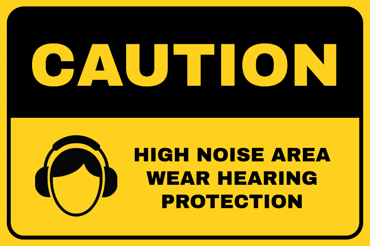 Free High Noise Area IT Sign Template to Edit Online