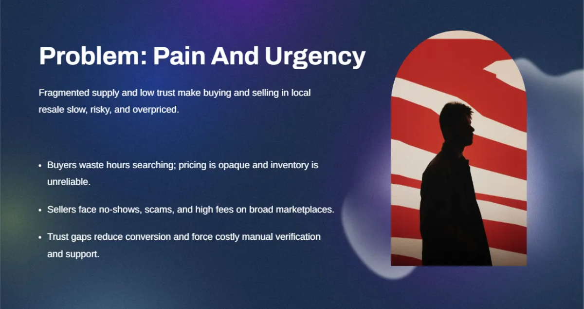 Free Marketplace Startup Pitch Deck Template to Edit Online