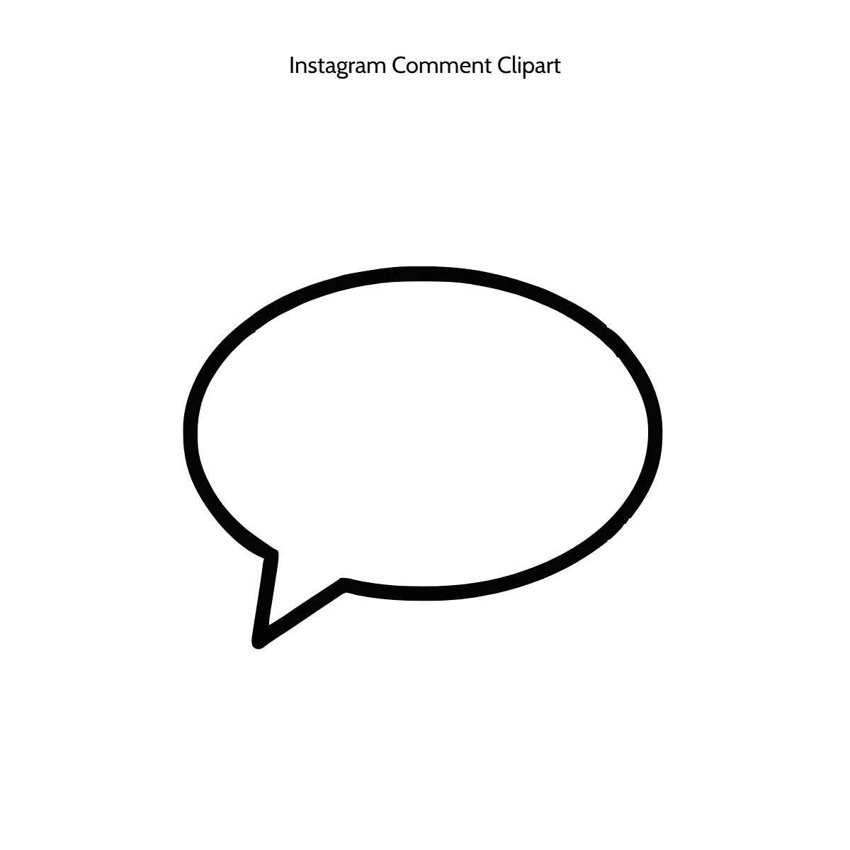 Free Instagram Comment Clipart Template to Edit Online