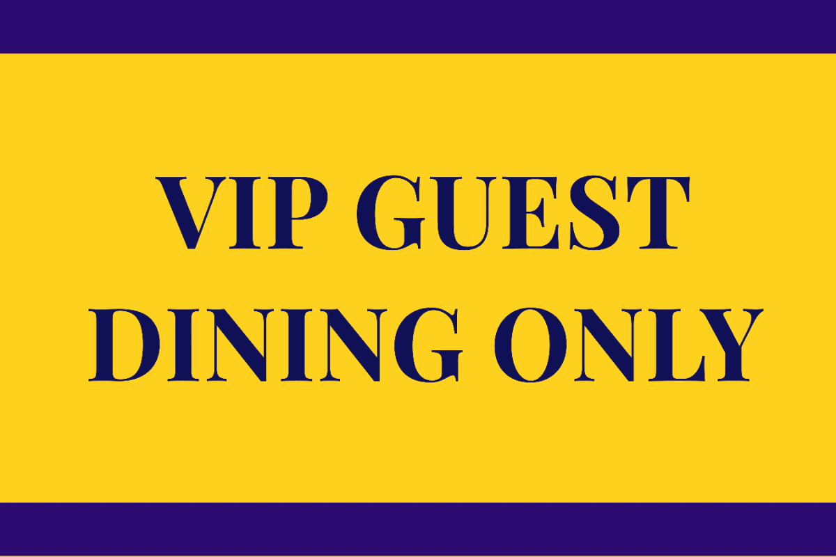 Free VIP Guest Dining Section Restaurant Sign Template to Edit Online
