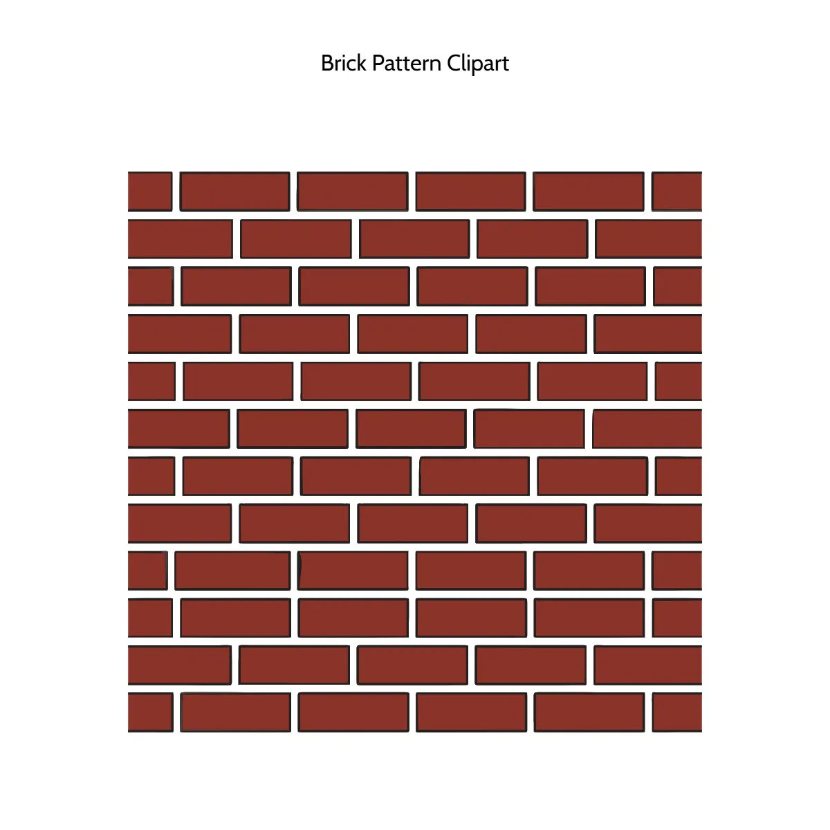 Free Brick Pattern Vector Clipart (PNG, SVG) to Edit Online