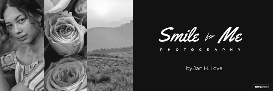 Free Photography Twitter Header Template