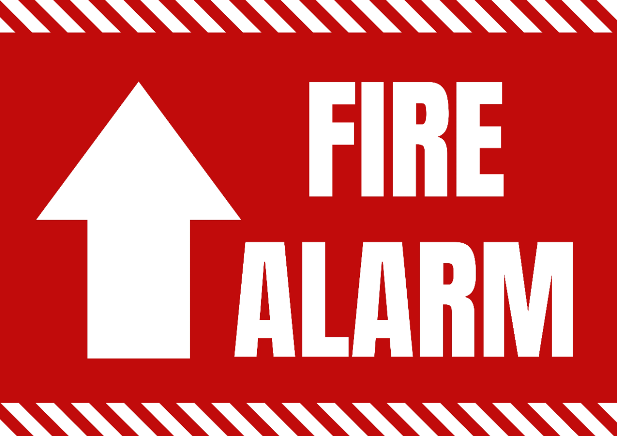Free Fire Alarm Safety Sign Template to Edit Online