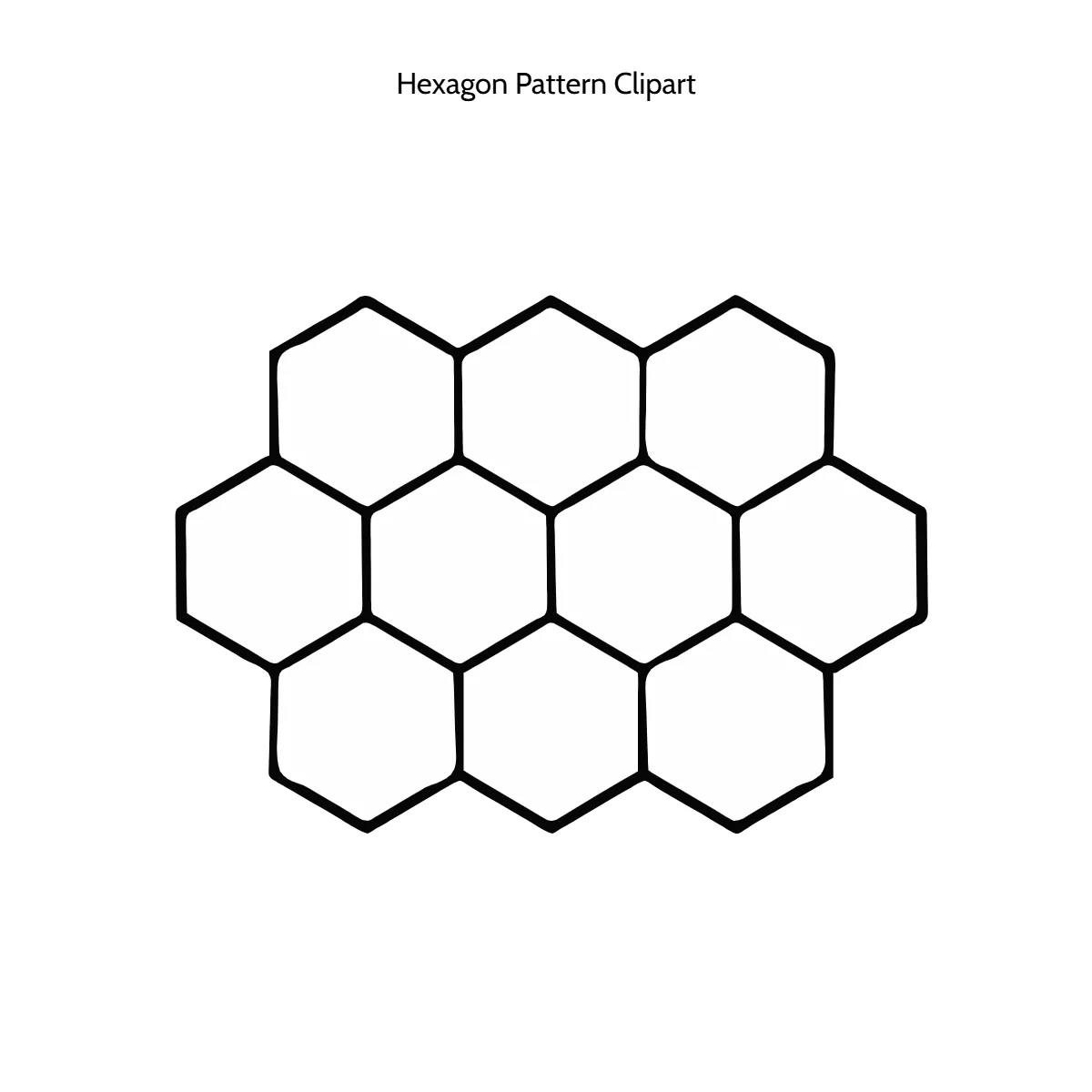 Free Hexagon Pattern Vector Clipart (PNG, SVG) to Edit Online