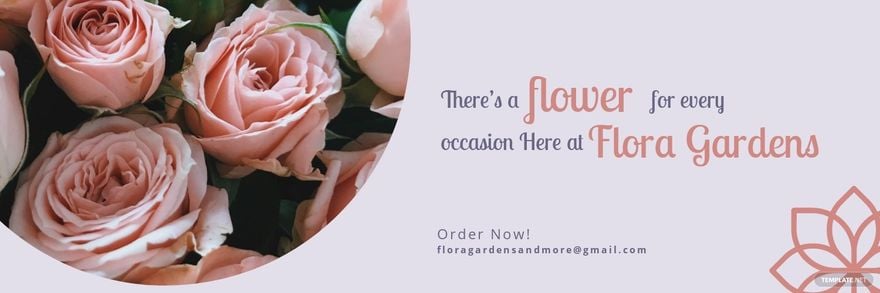 Free Floral Twitter Header Template