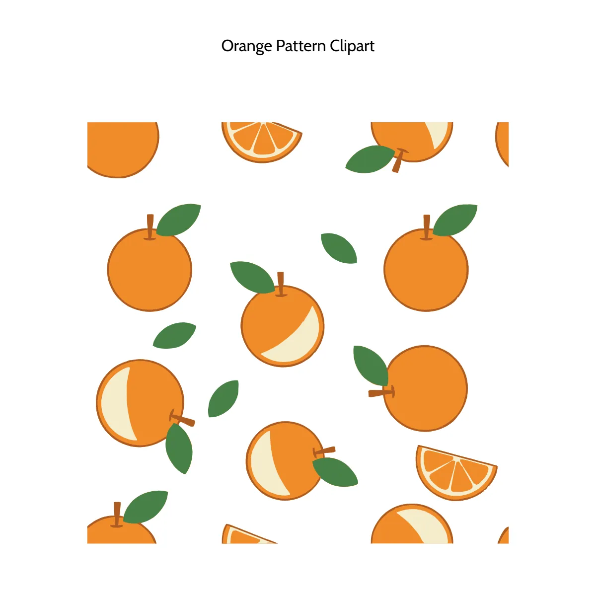 Free Orange Pattern Vector Clipart (PNG, SVG) to Edit Online
