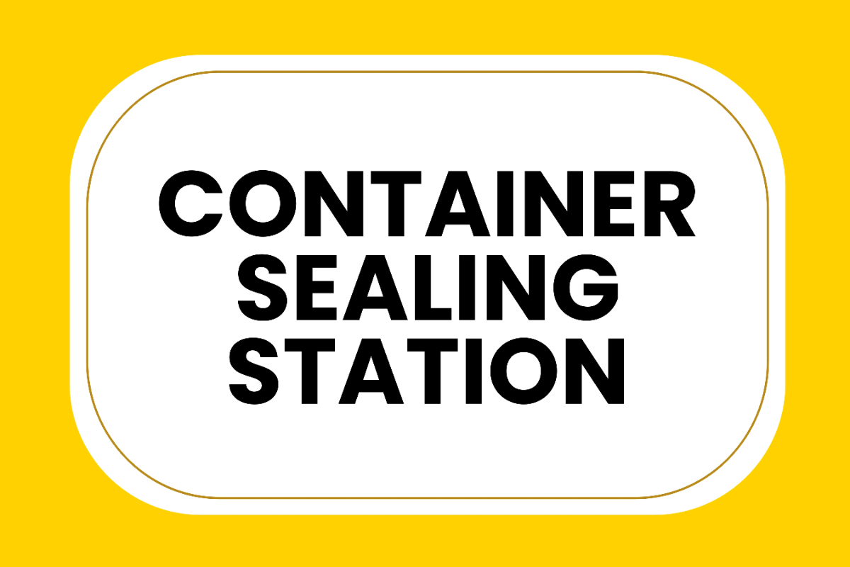 Free Container Sealing Station Logistics And Transportation Sign Template to Edit Online