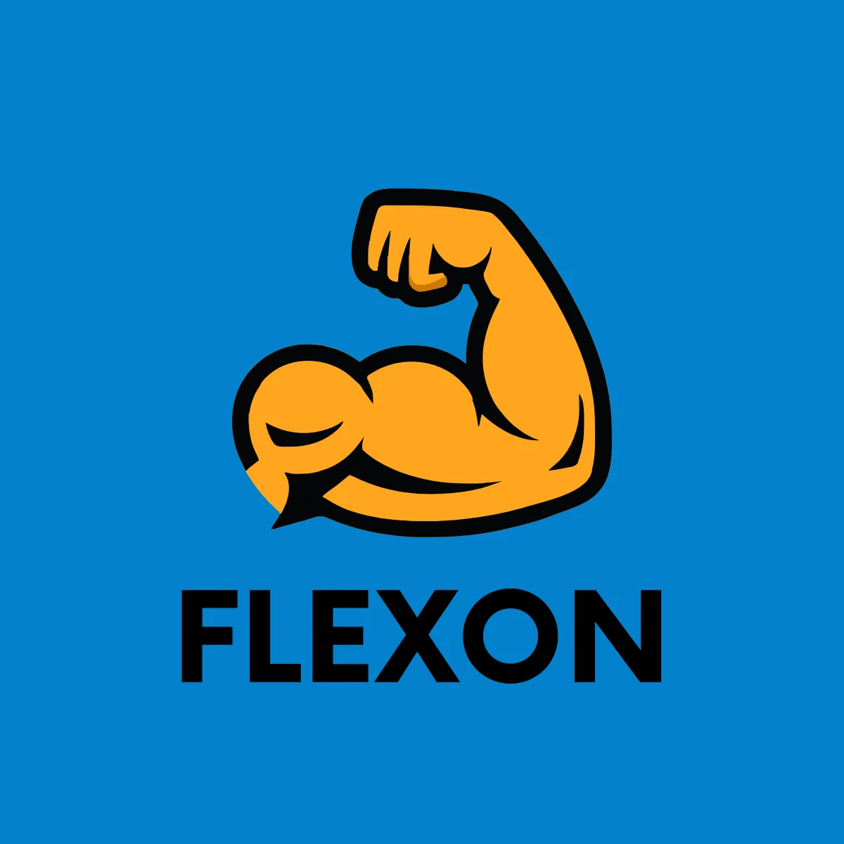 Free Flex Muscle Logo Template to Edit Online