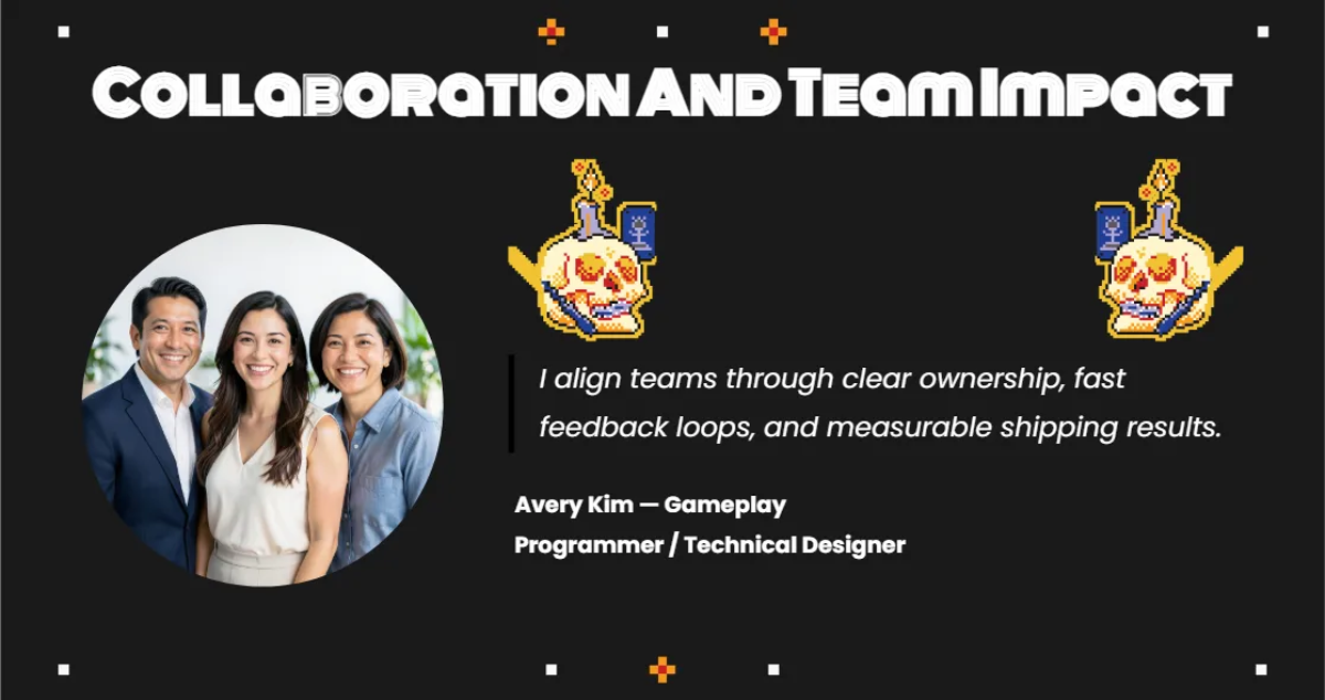 Free Game Developer Portfolio Template to Edit Online