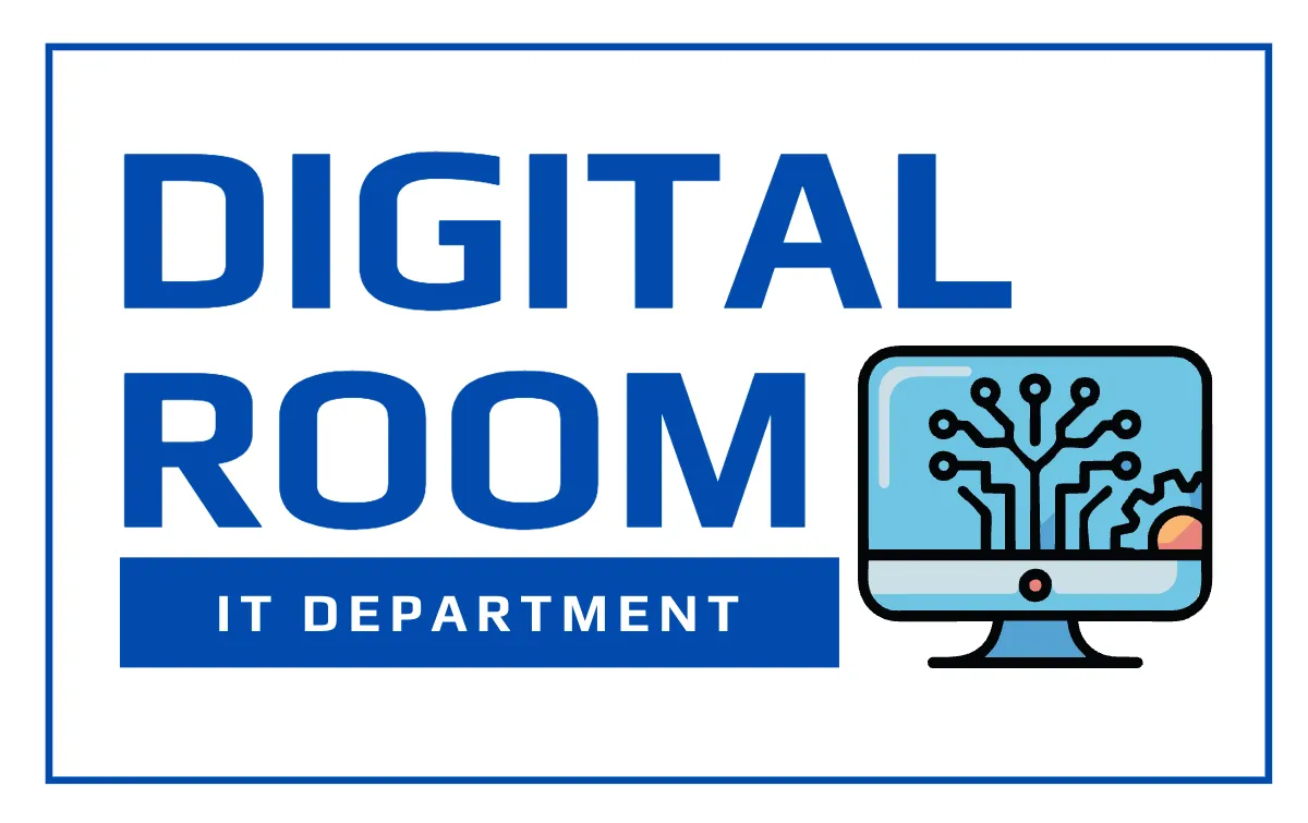 Free Digital Room IT Sign Template to Edit Online