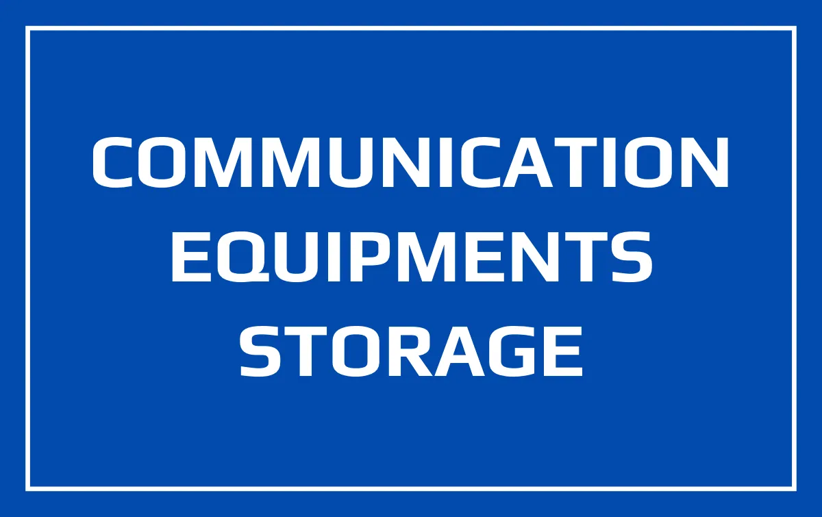Free Communications Equipment IT Sign Template to Edit Online